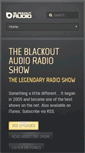 Mobile Screenshot of blackoutaudio.co.uk